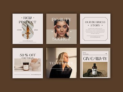 SAKA - Brand Instagram Template makeup