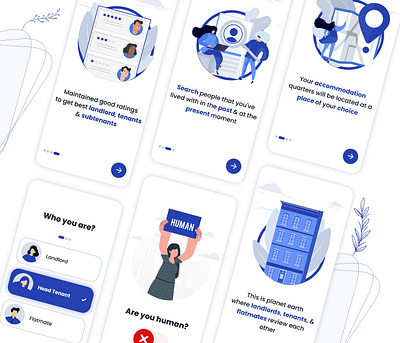 Tenant App Design app design concept graphic design house rent landlord mobile app rent app tenant app ui uiux user experience user interface web design web development