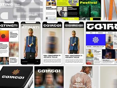 ATINATI - Branding Concept anuki koniashvili app atinati blur borjgali branding branding design concept david dron design graphic design holy motors logo logotype mobile tata gusharashvili typography ui ux web design