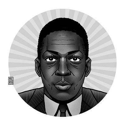 John Coltrane Illustration drawing fan art illustration ipad pro art jazz jazz legends line art portrait procreate saxophone sketch