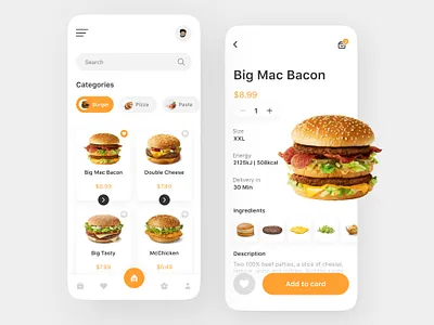 Food Delivery App design food app food delivery food delivery app illustration mobile app ui ui design user flow ux ux design wireframing