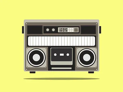 Classic Radio design graphic design illustration ilus loudspeaker music ridio vector