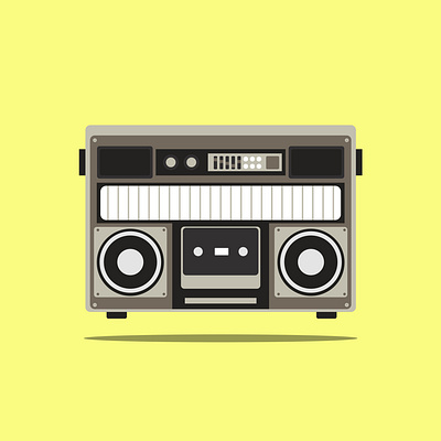 Classic Radio design graphic design illustration ilus loudspeaker music ridio vector