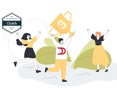 Addevice wins 3rd place in the list of Top B2B Companies android app design b2b b2b company branding business clutch.co design graphic design illustration ios logo mobile app mobile app development motion graphics software ui vector