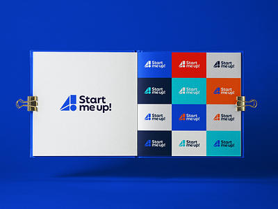 Start me up! branding colours conference education events graphic design identity illustration logo logotype vector