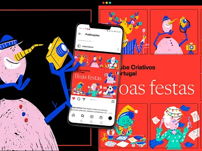 Xmas - Remote meeting christmas card christmas day elf illustration newsletter remote snowman social media xmas