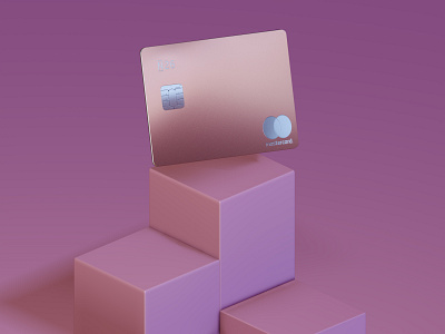 💳 N26 Metal Card - 3D Illustration 3d 3d illustration art direction bank banking blender card cycles design eevee illustration money n26 ui website