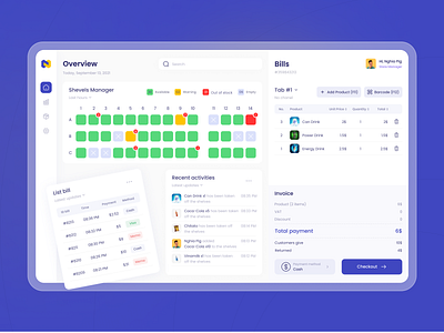 Cashier Dashboard cash cashier cashier dashboard clean dashboard dashboard trend design store dashboard store management trend ui trending ui design ui trend website website design