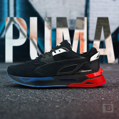 Puma mirage Sports Shoes Men’s BMW M Motorsports⁠ branding design