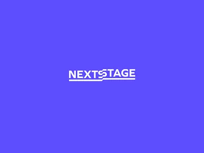 NEXT STAGE - logo concept branding free concept free logo identity logo logotype next stage step typography underline unused