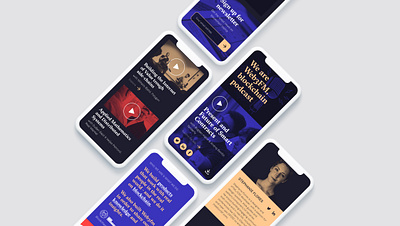 Web3FM - Website blockchain mobile podcast web 3.0 web design website