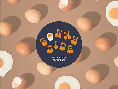 Brand Archetype Challenge: The Jester branding branding design breakfast restaurant design egg logo graphic design logo logo design restaurant logo sunny side up eggs visual identity