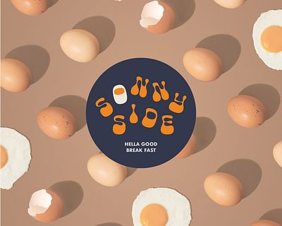 Brand Archetype Challenge: The Jester branding branding design breakfast restaurant design egg logo graphic design logo logo design restaurant logo sunny side up eggs visual identity