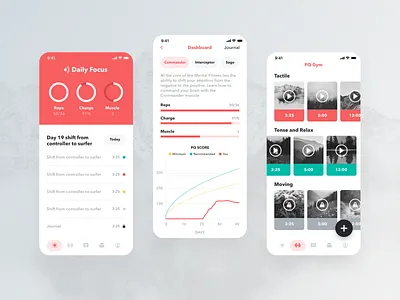Meditation App app meditation mobile native ui ux
