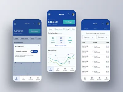 Mobile Operator App UI Design 3dapp app branding clean cleanui colourful dailyui graphicdesign illustration ios minimal minimalism minimalist mobileui modern trendy uiux uxui vibrant