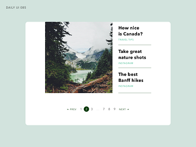 Daily UI 085 - Pagination daily ui daily ui 085 daily ui 85 dailyui pagination
