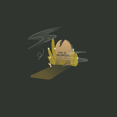 05. Rise illustration illustrator minimal rise vector zombie