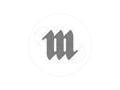 Melodiarium logo - construction blackletter blackletter m brand branding chant chants construction design graphic design hungarian hungary illustrator logo logo construction logo design logo mark m m letter medieval vector
