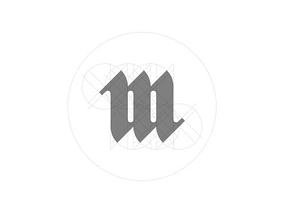 Melodiarium logo - construction blackletter blackletter m brand branding chant chants construction design graphic design hungarian hungary illustrator logo logo construction logo design logo mark m m letter medieval vector