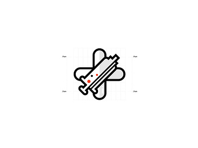 Syringe Icon Design design doctor graphic design healthcare hospital icon illustration logo medical medicalschool medicine minimal nurse pharmacy redcross science surgeon syringe ui