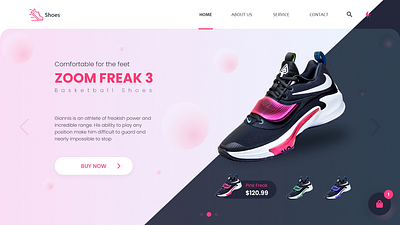 Landing Page (Light & Dark Mode) footware landing page nike shoes sneaker ui uiux user interface web design web site
