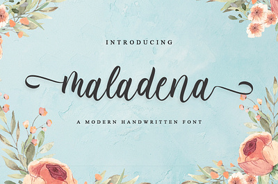 maladena script banner