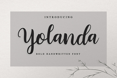 Yolanda Script banner