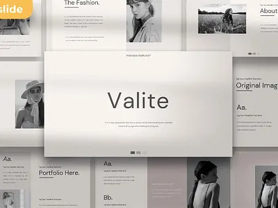 Valite Multipurpose Template clean colorful company corporate google slides keynote modern multipurpose multipurpose template photography pitch deck portfolio powerpoint presentation studio template unique web design web development website