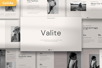 Valite Multipurpose Template clean colorful company corporate google slides keynote modern multipurpose multipurpose template photography pitch deck portfolio powerpoint presentation studio template unique web design web development website