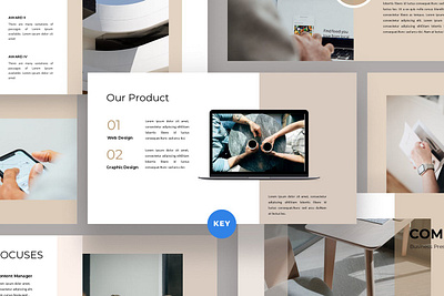 Compa Multipurpose Template clean colorful company corporate google slides keynote modern multipurpose multipurpose template photography pitch deck portfolio powerpoint presentation studio template unique web design web development website