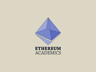 LogoCore Challenge - Ethereum Academics Logo branding design graphic design illustration illustrator logo typography vector