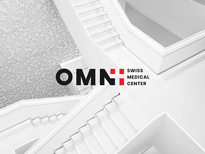 OMNI - Swiss Medical Center branding character combination design dualmeaning health healthy hospoital icon logo mark medical swiss symbol vector visualbranding visualidentity wordmark