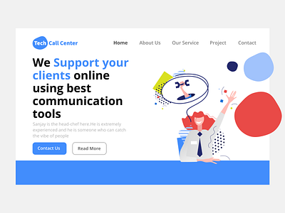 TechCallCenter Design call callcenter center clear client communication contact contactus design read more support tech techcallcenter ui ui design ux web website