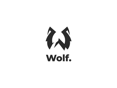 Wolf Logo Concept autdoorgear black brand branding concept design garagephicstudio graphic graphic design illustration logo negativespace ui ux vector wolf