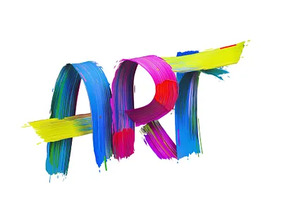 ART - Alta Magazine Cover 3dpaint abstract art color colorful cover editorial lettering logo magazine paint type