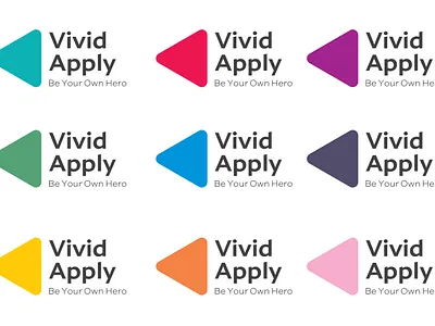 Vivid Apply Logo apply branding design illustration khajeh logo logo new sajjad sajjad khajeh vivid