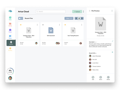 Avius.Cloud avius avius.cloud cloud ui web design