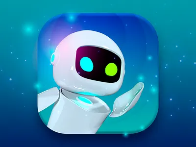 Icon PIA app design icon robot