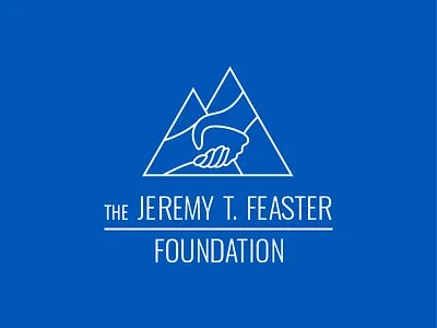 Foundation Logo blue brand climb education foundation hands helping identity ligting logo mountain nonprofit nonprofit brand scholarships
