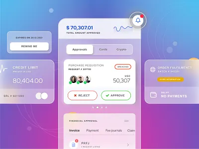 Omni Channels - Mobile App card design cards design faizan saeed finance financial fresh glass effect glassmorphism illustration mobile design mobile ui new new design omni order fulfilment trends trendy ui ui design