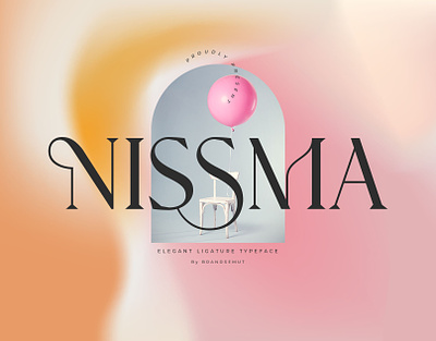 Nissma – Modern Ligature Serif lettering