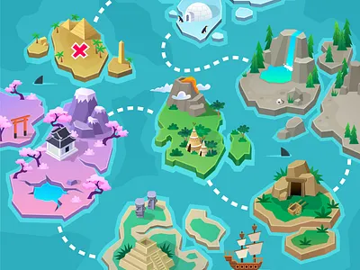 Game Map egypt game game island island islands japan map map game for kid mountain ocean pirate map sea treasure map volcano