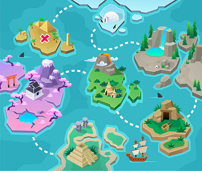 Game Map egypt game game island island islands japan map map game for kid mountain ocean pirate map sea treasure map volcano