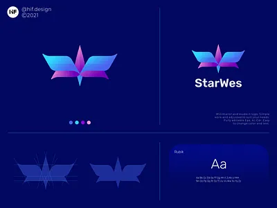 StarWes logo apparel branding graphic design icon star
