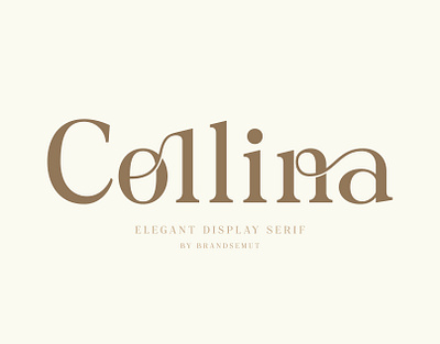 Collina // Ligature Serif Font lettering