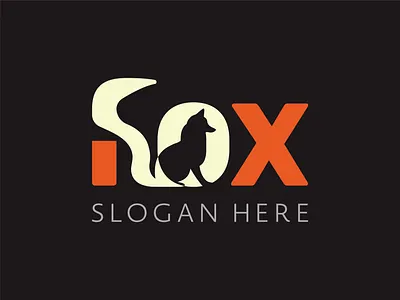 Fox Logo 3d animation background branding colorfull design editable text flat font effects fonts graphic design illustration illustrator logo logo design motion graphics typography ui