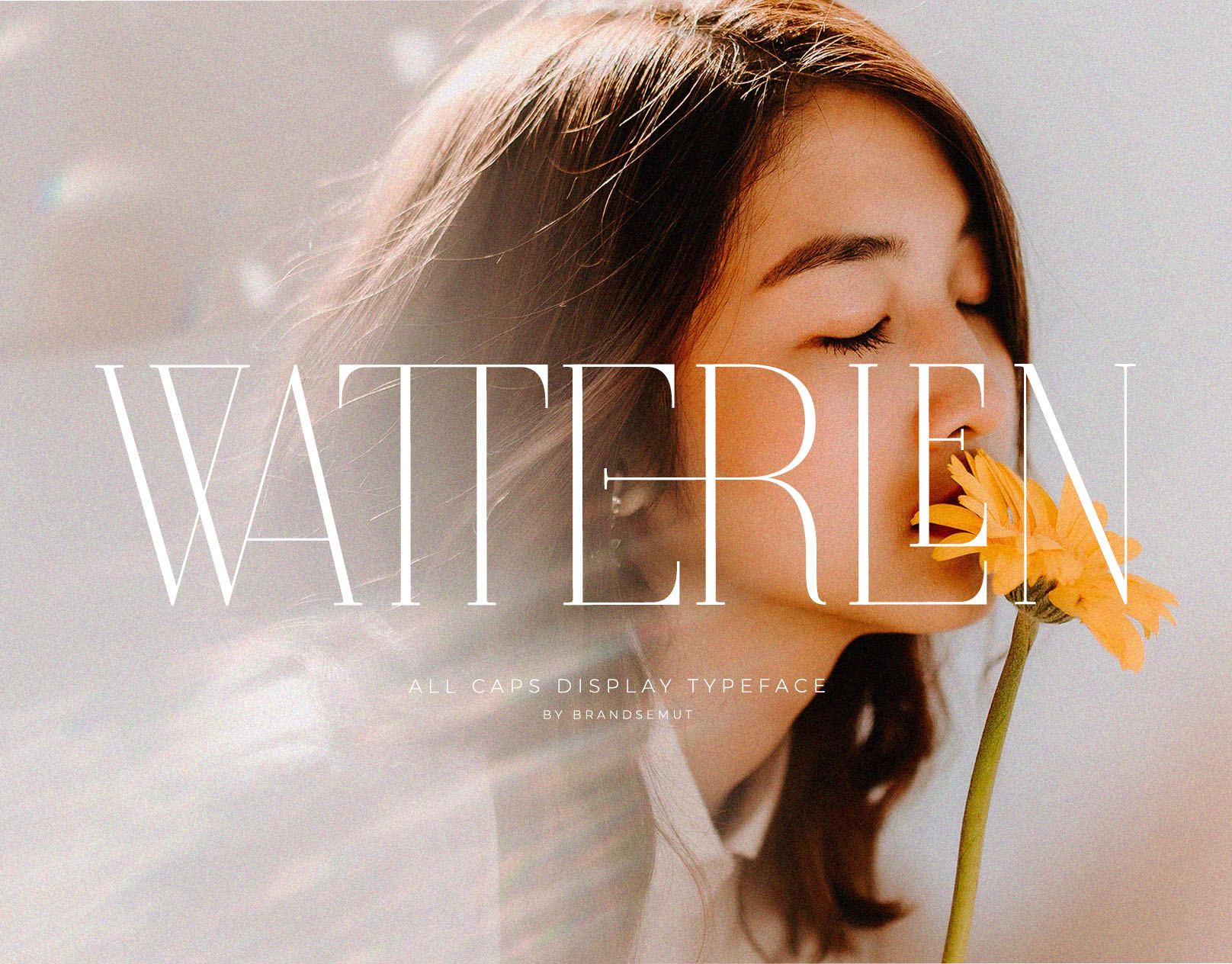 Watterlen – All Caps Ligature Serif lettering