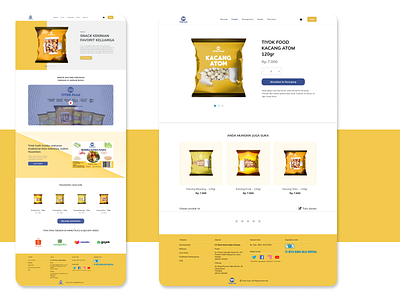 Tiyok Food Website design ui ux website