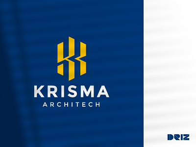 KRISMA ARCHITECT LOGO architech brandidentity branding design flat house illustration indonesia job lettermarklogo logo logodesigner typography ui vector