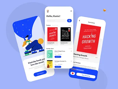 E-book App 😍 app book app book shop bookstore business clean design e bbok app ebook ecommerce ios mobile app modern online education reading reading app store ui ux ux design